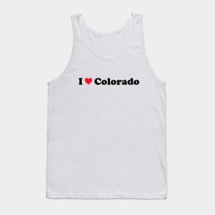 I Love Colorado Tank Top
